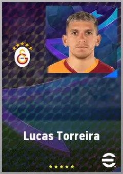 Lucas Torreira eFootball 2026 player card, 78 OVR DMF