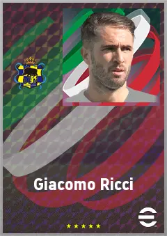 Giacomo Ricci eFootball 2026 player card, 69 OVR LB