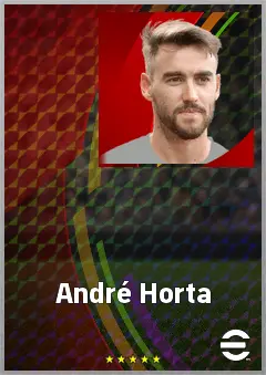 André Horta eFootball 2026 player card, 71 OVR CMF