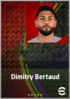 Dimitry Bertaud eFootball 2026 player card, 71 OVR GK