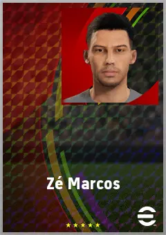 Zé Marcos eFootball 2026 player card, 72 OVR CB