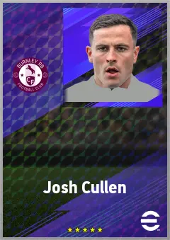 Josh Cullen eFootball 2026 player card, 74 OVR DMF