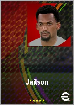Jaílson eFootball 2026 player card, 71 OVR DMF