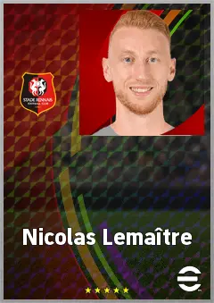 Nicolas Lemaître eFootball 2026 player card, 70 OVR GK
