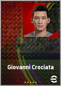 Giovanni Crociata eFootball 2026 player card, 69 OVR CMF