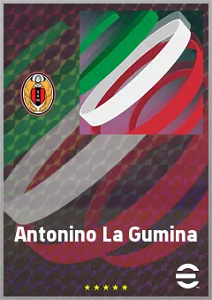 Antonino La Gumina eFootball 2026 player card, 69 OVR CF