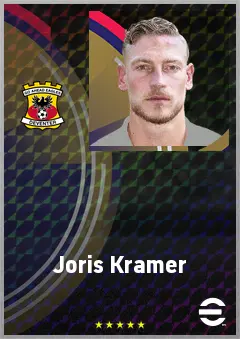 Joris Kramer eFootball 2026 player card, 71 OVR CB