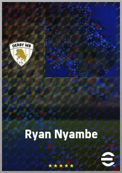 Ryan Nyambe eFootball 2026 player card, 68 OVR RB