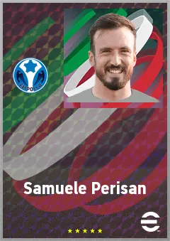 Samuele Perisan eFootball 2026 player card, 69 OVR GK
