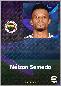 Nélson Semedo eFootball 2026 player card, 76 OVR RB