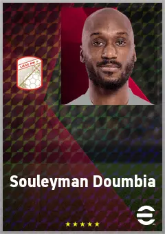 Souleyman Doumbia eFootball 2026 player card, 68 OVR LB