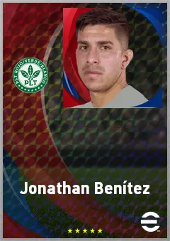 Jonathan Benítez eFootball 2026 player card, 71 OVR LWF