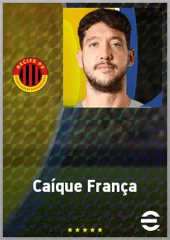 Caíque França eFootball 2026 player card, 72 OVR GK