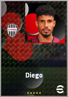 Diego eFootball 2026 player card, 70 OVR LB