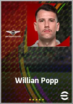 Willian Popp eFootball 2026 player card, 71 OVR LWF