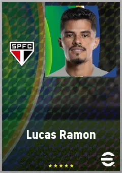 Lucas Ramon eFootball 2026 player card, 74 OVR RB