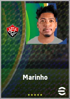 Marinho eFootball 2026 player card, 73 OVR RWF