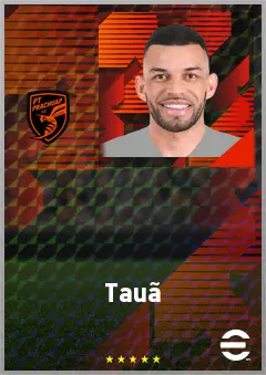 Tauã eFootball 2026 player card, 70 OVR CF