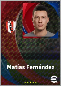 Matías Fernández eFootball 2026 player card, 70 OVR RB