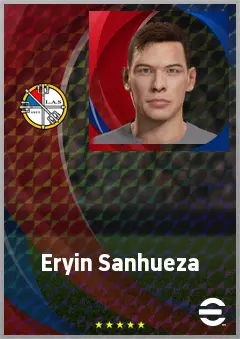 Eryin Sanhueza eFootball 2026 player card, 70 OVR GK