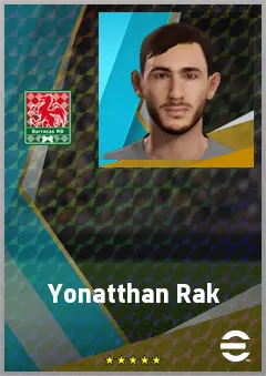 Yonatthan Rak eFootball 2026 player card, 71 OVR CB