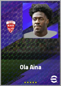 Ola Aina eFootball 2026 player card, 78 OVR RB