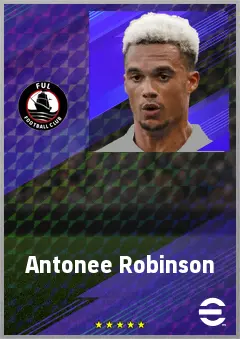 Antonee Robinson eFootball 2026 player card, 78 OVR LB