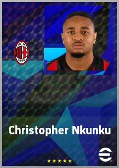 Christopher Nkunku eFootball 2026 player card, 77 OVR SS