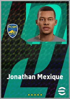 Jonathan Mexique eFootball 2026 player card, 67 OVR CMF