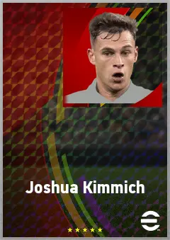 Joshua Kimmich eFootball 2026 player card, 82 OVR DMF
