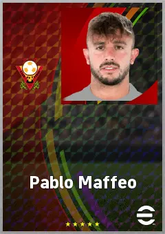 Pablo Maffeo eFootball 2026 player card, 73 OVR RB