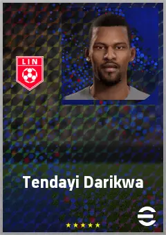 Tendayi Darikwa eFootball 2026 player card, 69 OVR RB