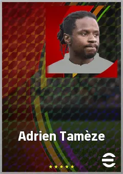 Adrien Tamèze eFootball 2026 player card, 73 OVR CB