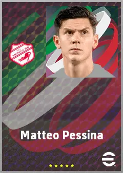 Matteo Pessina eFootball 2026 player card, 75 OVR CMF