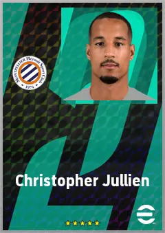 Christopher Jullien eFootball 2026 player card, 71 OVR CB