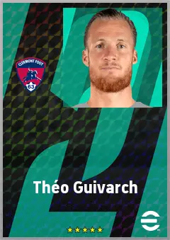 Théo Guivarch eFootball 2026 player card, 68 OVR GK