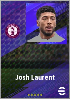 Josh Laurent eFootball 2026 player card, 73 OVR DMF