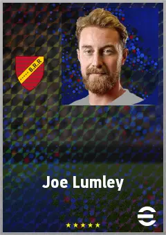 Joe Lumley eFootball 2026 player card, 69 OVR GK