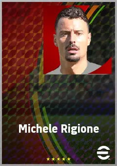 Michele Rigione eFootball 2026 player card, 70 OVR CB