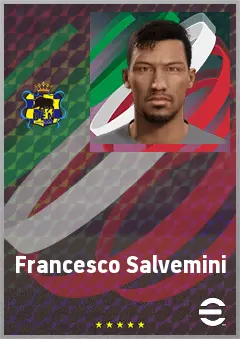 Francesco Salvemini eFootball 2026 player card, 70 OVR CF
