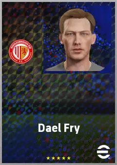 Dael Fry eFootball 2026 player card, 72 OVR CB