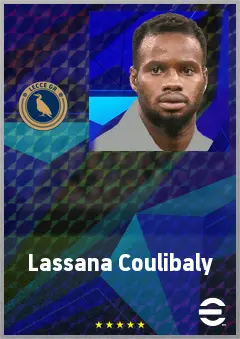 Lassana Coulibaly eFootball 2026 player card, 71 OVR CMF