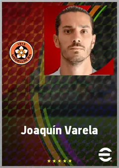 Joaquín Varela eFootball 2026 player card, 72 OVR CB