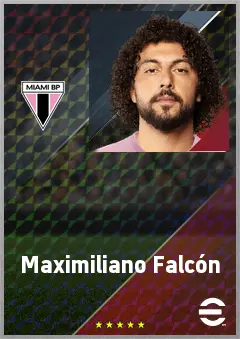 Maximiliano Falcón eFootball 2026 player card, 72 OVR CB