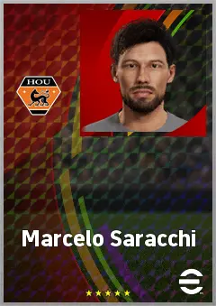 Marcelo Saracchi eFootball 2026 player card, 72 OVR LB