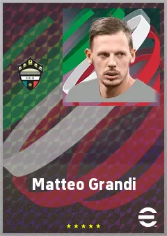 Matteo Grandi eFootball 2026 player card, 67 OVR GK