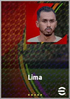 Lima eFootball 2026 player card, 72 OVR AMF