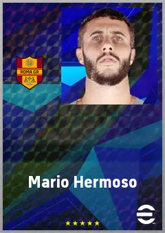 Mario Hermoso eFootball 2026 player card, 77 OVR CB