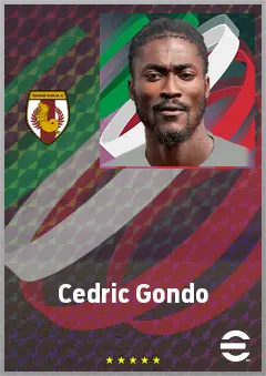 Cedric Gondo eFootball 2026 player card, 71 OVR CF