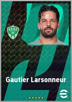 Gautier Larsonneur eFootball 2026 player card, 73 OVR GK